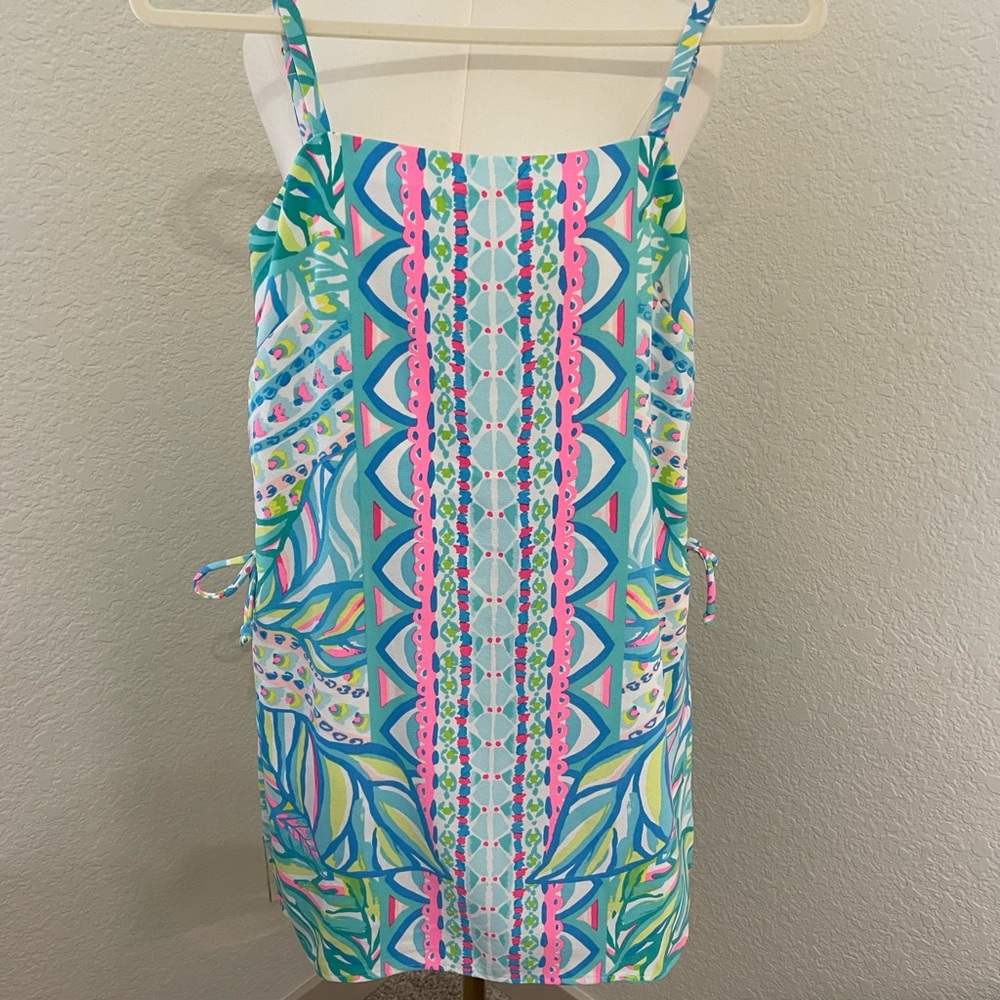 Lilly Pulitzer Tropical Print Shift Dress/Romper